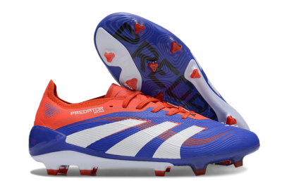 Adidas Predator 25 Elite FG Firm Ground Soccer Cleats - Blue/White/Red