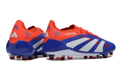 Adidas Predator 25 Elite FG Firm Ground Soccer Cleats - Blue/White/Red