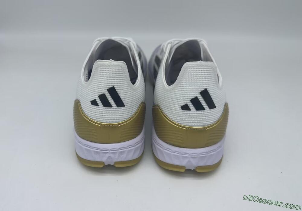 Adidas F50 Pro TF Artificial Turf Soccer Shoes - White/Black/Yellow