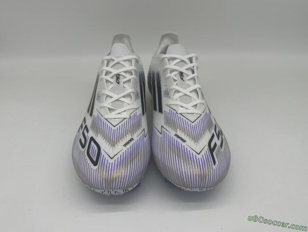 Adidas F50 Elite FG Firm Ground Soccer Cleats - White/Black/Yellow