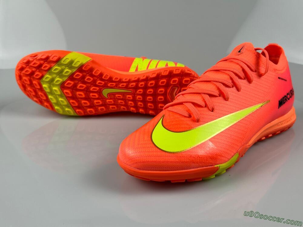 Nike Air Zoom Mercurial Vapor 16 Elite TF Artificial Turf Soccer Shoes - Red/Yellow/Black