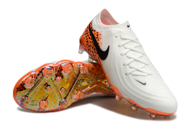 Nike Phantom Luna Elite AG Artificial Grass Soccer Cleats - White/Orange/Black