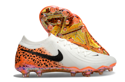 Nike Phantom Luna Elite AG Artificial Grass Soccer Cleats - White/Orange/Black