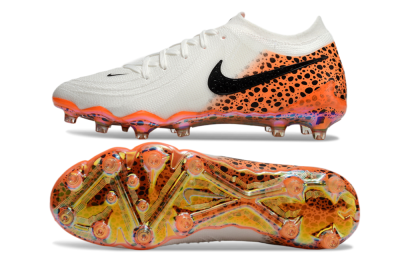 Nike Phantom Luna Elite AG Artificial Grass Soccer Cleats - White/Orange/Black