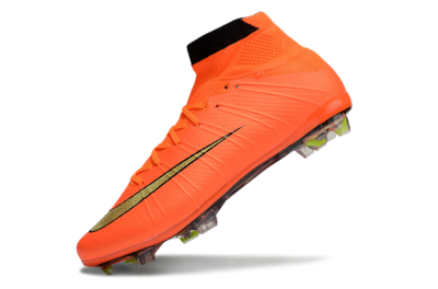 Nike Mercurial Superfly 4 CR7 FG Firm Ground Soccer Cleats - Orange/Yellow/Black