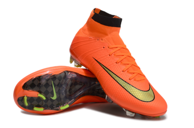 Nike Mercurial Superfly 4 CR7 FG Firm Ground Soccer Cleats - Orange/Yellow/Black
