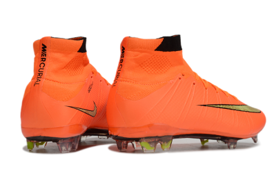 Nike Mercurial Superfly 4 CR7 FG Firm Ground Soccer Cleats - Orange/Yellow/Black