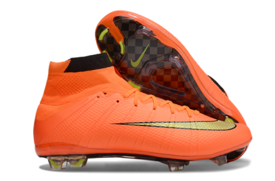 Nike Mercurial Superfly 4 CR7 FG Firm Ground Soccer Cleats - Orange/Yellow/Black