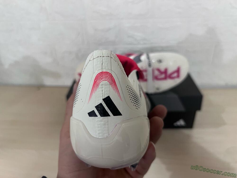 Adidas Predator Elite Foldover Tongue FG Firm Ground Soccer Cleats - Beige/Black/Red