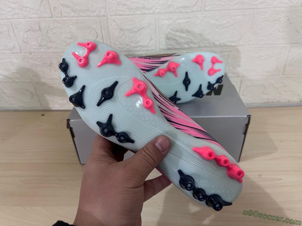 Nike Air Zoom Mercurial Superfly 10 Elite AG Artificial Grass Soccer Cleats - Jade/Gold/Pink