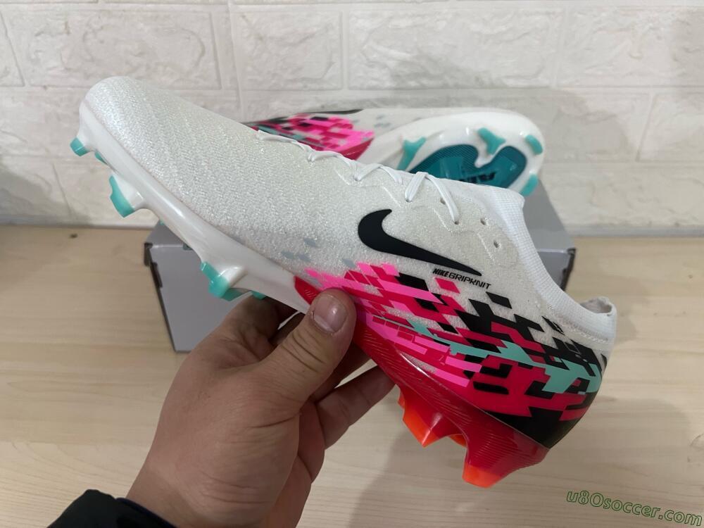 Nike Air Zoom Mercurial Vapor 16 Elite FG Firm Ground Soccer Cleats - White/Black/Red