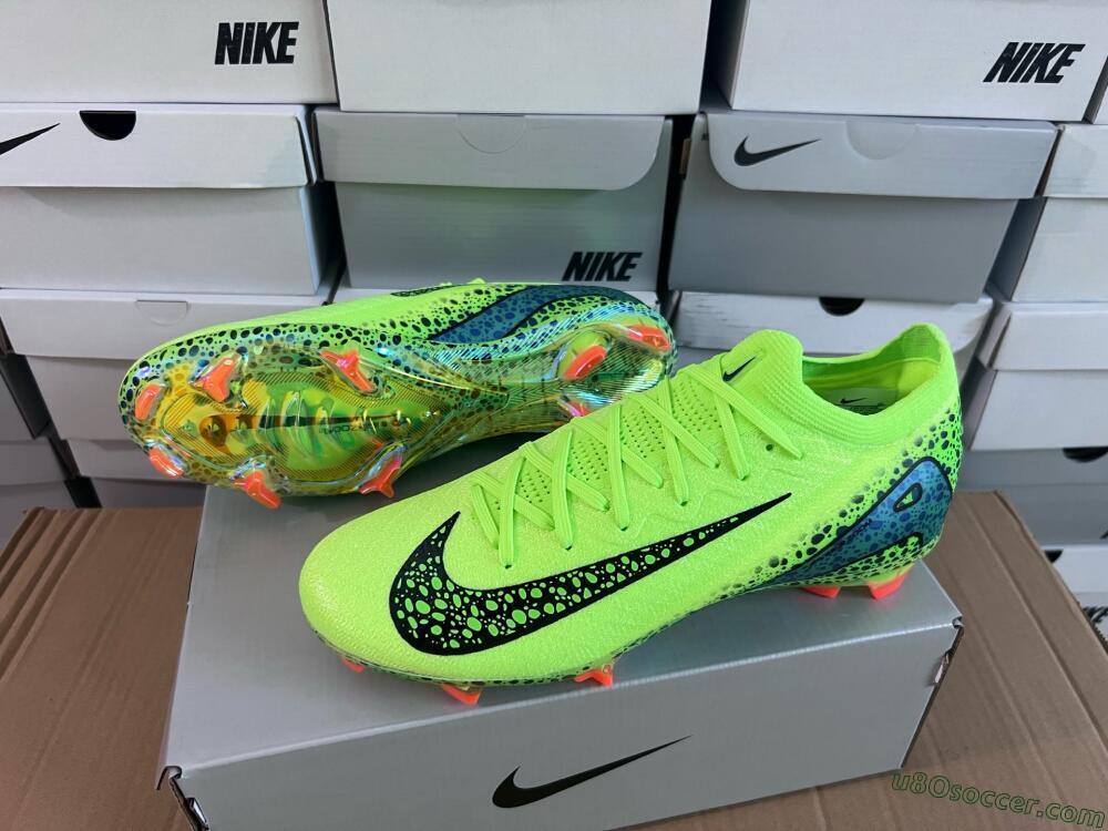 Nike Air Zoom Mercurial Vapor 16 Elite FG Firm Ground Soccer Cleats - Yellow/Black/Orange