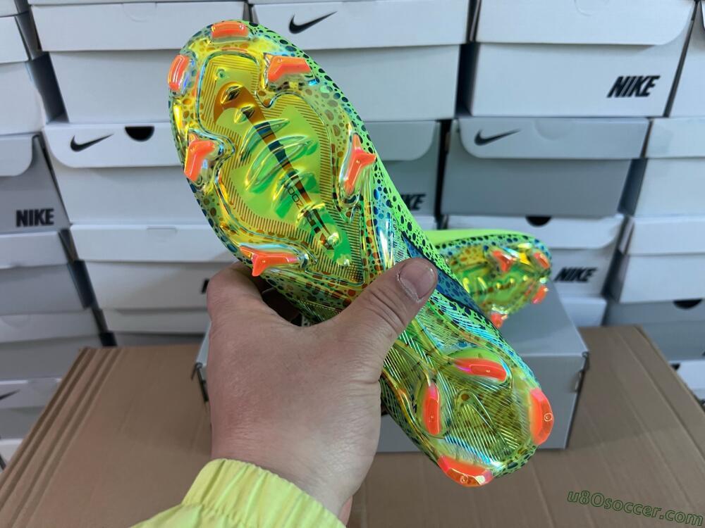 Nike Air Zoom Mercurial Vapor 16 Elite FG Firm Ground Soccer Cleats - Yellow/Black/Orange