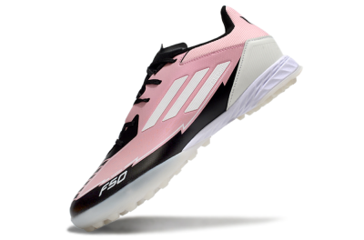 Adidas F50 Pro TF Artificial Turf Soccer Shoes - Pink/Black/White