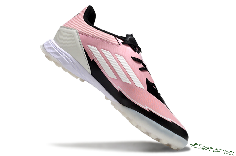 Adidas F50 Pro TF Artificial Turf Soccer Shoes - Pink/Black/White 4