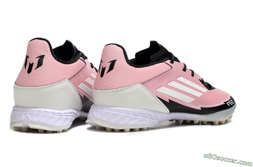 Adidas F50 Pro TF Artificial Turf Soccer Shoes - Pink/Black/White 6