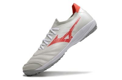 Mizuno Morelia Neo Sala TF Artificial Turf Soccer Shoes - Grey/Red/White
