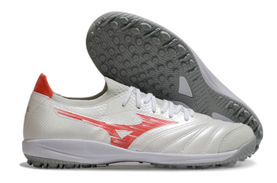 Mizuno Morelia Neo Sala TF Artificial Turf Soccer Shoes - Grey/Red/White