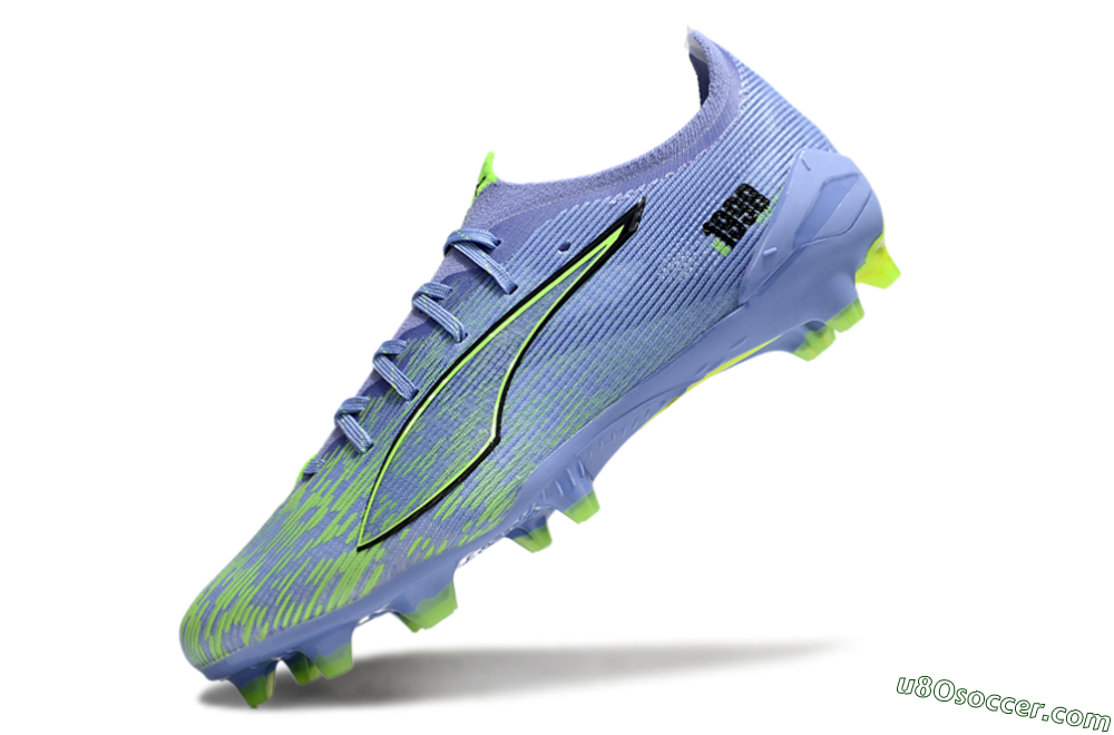 Puma Ultra 5 Ultimate FG Firm Ground Soccer Cleats - Blue/Yellow/Black 5