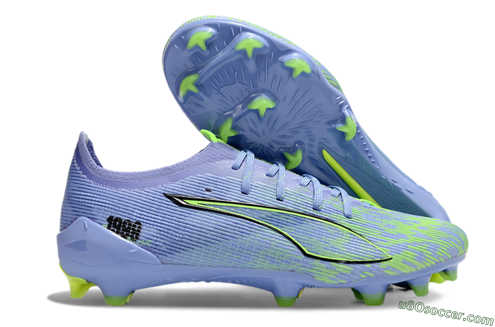 Puma Ultra 5 Ultimate FG Firm Ground Soccer Cleats - Blue/Yellow/Black 1