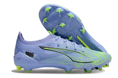 Puma Ultra 5 Ultimate FG Firm Ground Soccer Cleats - Blue/Yellow/Black