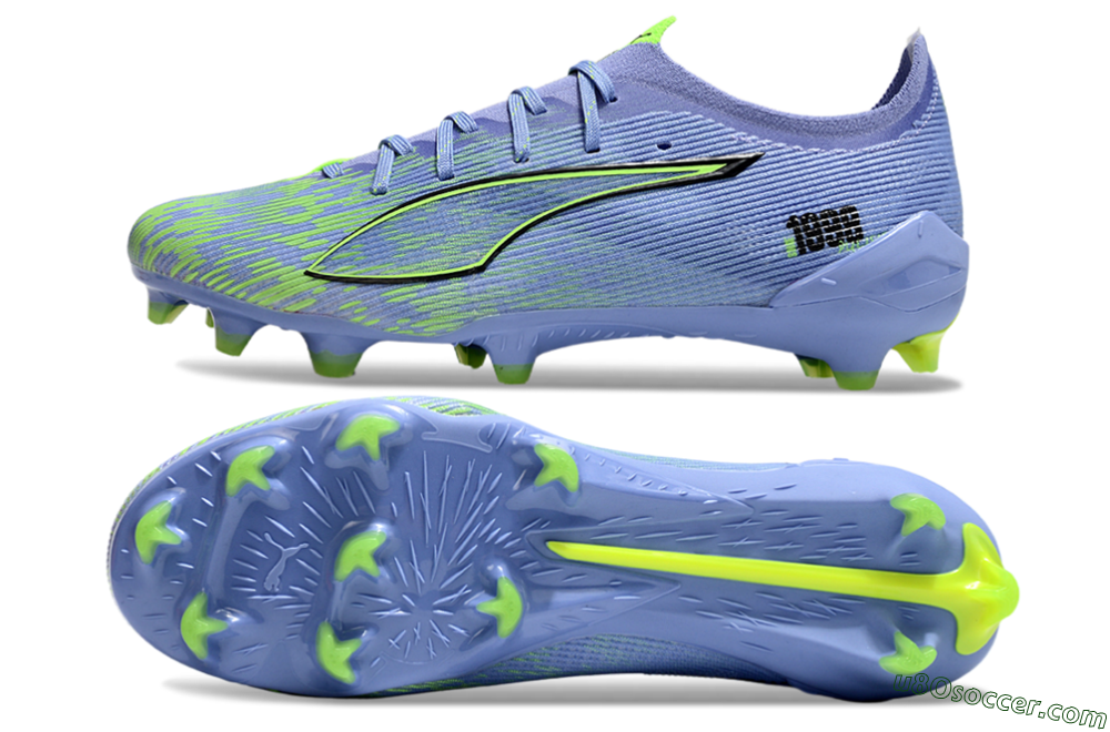 Puma Ultra 5 Ultimate FG Firm Ground Soccer Cleats - Blue/Yellow/Black 0