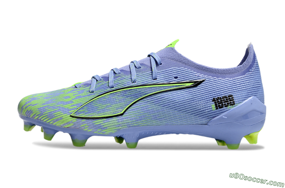 Puma Ultra 5 Ultimate FG Firm Ground Soccer Cleats - Blue/Yellow/Black 2