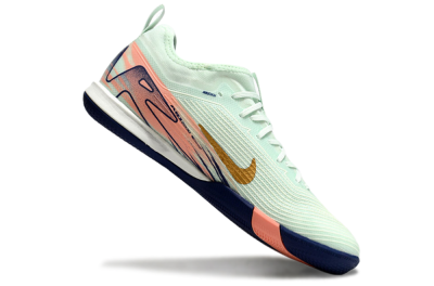 Nike Air Zoom Mercurial Vapor 16 Pro IC Indoor & Futsal Soccer Shoes - Jade/Gold/Pink