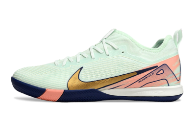 Nike Air Zoom Mercurial Vapor 16 Pro IC Indoor & Futsal Soccer Shoes - Jade/Gold/Pink