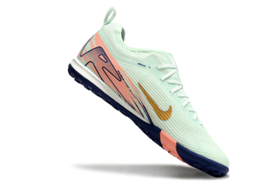 Nike Air Zoom Mercurial Vapor 16 Pro TF Artificial Turf Soccer Shoes - Jade/Gold/Pink