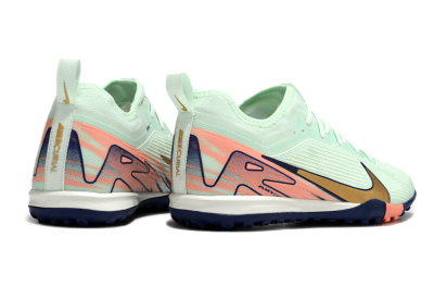 Nike Air Zoom Mercurial Vapor 16 Pro TF Artificial Turf Soccer Shoes - Jade/Gold/Pink