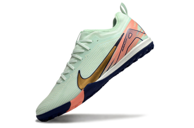 Nike Air Zoom Mercurial Vapor 16 Pro TF Artificial Turf Soccer Shoes - Jade/Gold/Pink