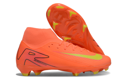 Nike Air Zoom Mercurial Superfly 10 Academy FG Firm Ground Soccer Cleats - Red/Yellow/Black