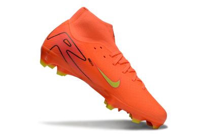 Nike Air Zoom Mercurial Superfly 10 Academy FG Firm Ground Soccer Cleats - Red/Yellow/Black