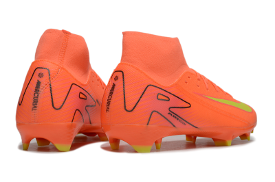 Nike Air Zoom Mercurial Superfly 10 Academy FG Firm Ground Soccer Cleats - Red/Yellow/Black