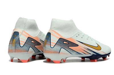 Nike Air Zoom Mercurial Superfly 10 Academy FG Firm Ground Soccer Cleats - Jade/Gold/Pink