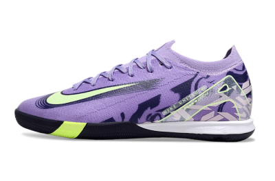 Nike Air Zoom Mercurial Vapor 16 Elite IC Indoor & Futsal Soccer Shoes - Purple/Yellow/White