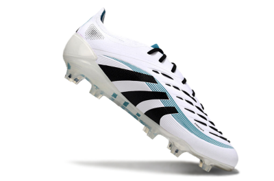 Adidas Predator Elite 25 FG Firm Ground Soccer Cleats - White/Blue/Black