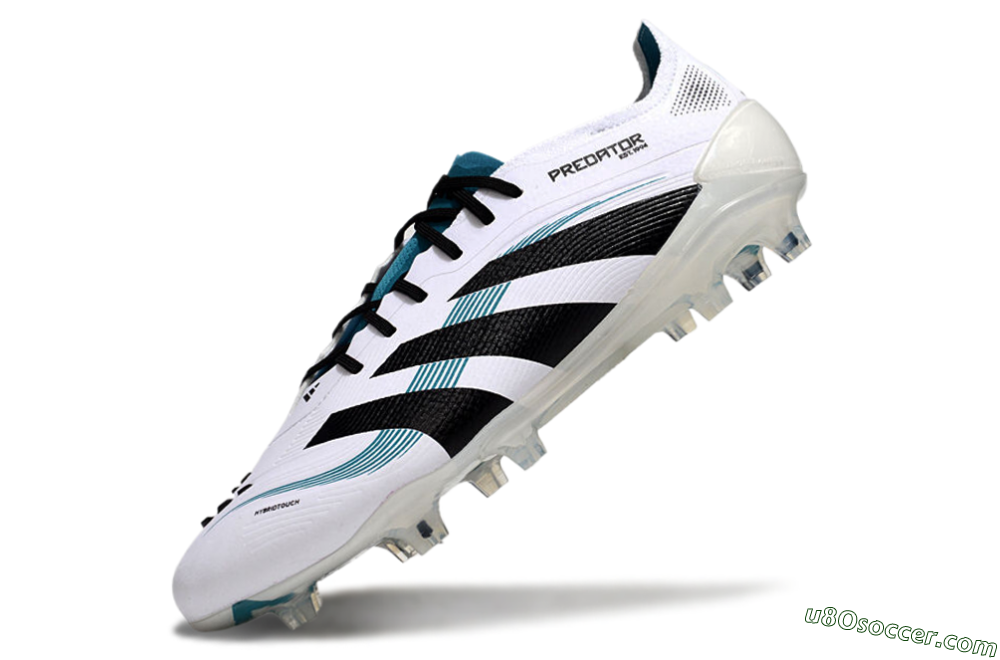 Adidas Predator Elite 25 FG Firm Ground Soccer Cleats - White/Blue/Black 5