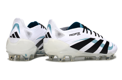 Adidas Predator Elite 25 FG Firm Ground Soccer Cleats - White/Blue/Black