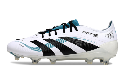 Adidas Predator Elite 25 FG Firm Ground Soccer Cleats - White/Blue/Black