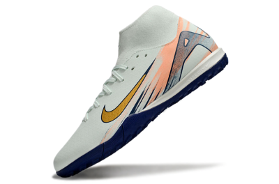 Nike Air Zoom Mercurial Superfly 10 Academy TF Artificial Turf Soccer Shoes - Jade/Gold/Pink
