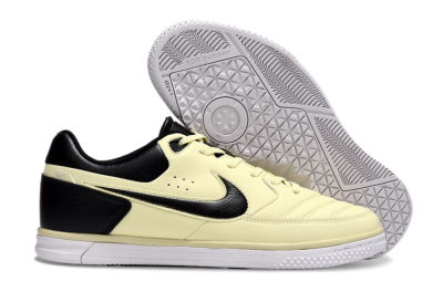 Nike Street Gato IC Indoor & Futsal Soccer Shoes - Beige/Black/White