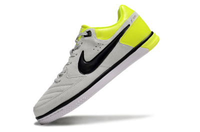 Nike Street Gato IC Indoor & Futsal Soccer Shoes - Grey/Black/Yellow