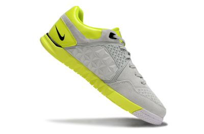 Nike Street Gato IC Indoor & Futsal Soccer Shoes - Grey/Black/Yellow