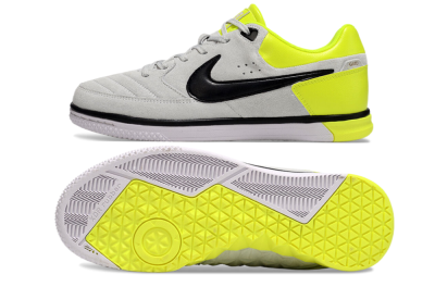 Nike Street Gato IC Indoor & Futsal Soccer Shoes - Grey/Black/Yellow