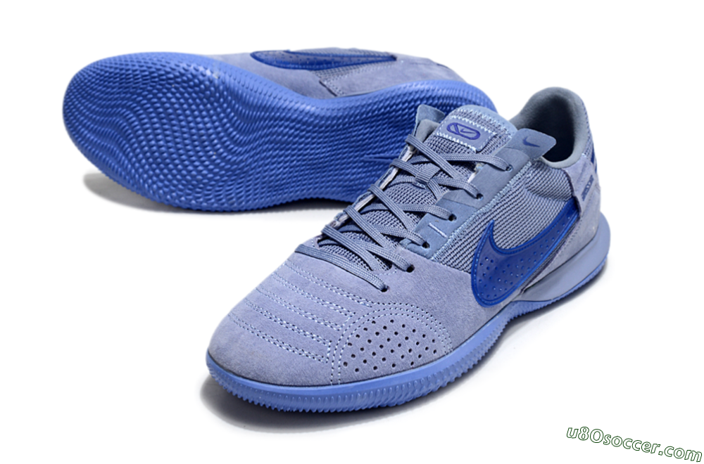 Nike Street Gato IC Indoor & Futsal Soccer Shoes - Blue/Blue 3