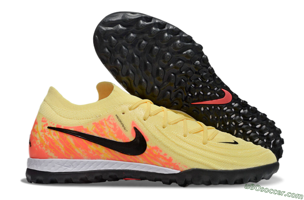 Nike Phantom GX 2 Elite TF Artificial Turf Soccer Shoes - Yellow/Black/Red 1