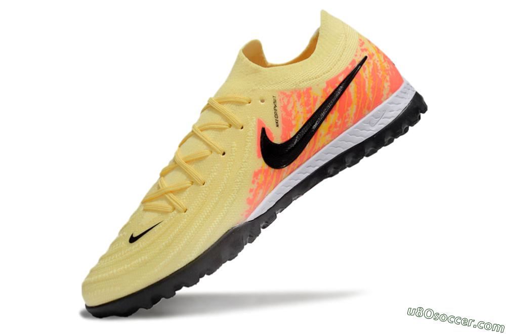 Nike Phantom GX 2 Elite TF Artificial Turf Soccer Shoes - Yellow/Black/Red 5