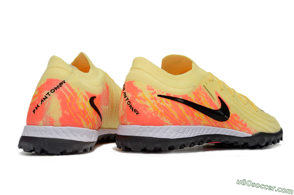 Nike Phantom GX 2 Elite TF Artificial Turf Soccer Shoes - Yellow/Black/Red 6